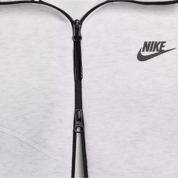 Nike Tech Fleece Windrunner Hoodie Birch Heather Ash Grey FB7921-051 Men's Sizes - Picture 4 of 9